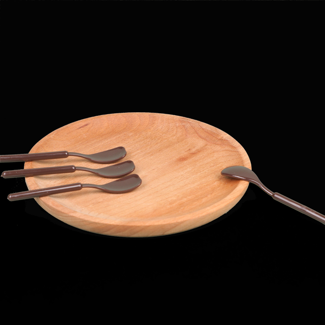 Biodegradable PLA Birthday Cake Knife leh Forks-wallis te chu a duh angin a siam a ni