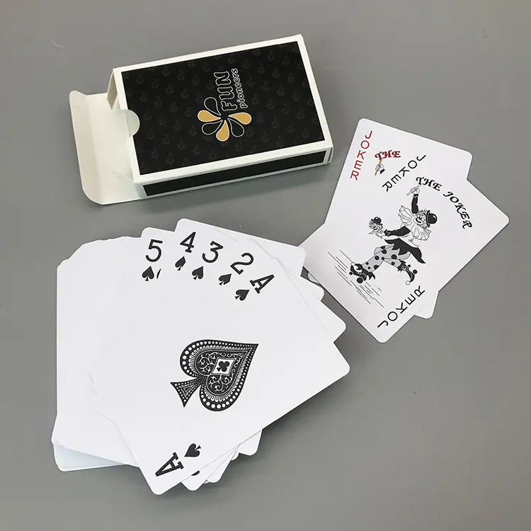 Custom Logo Printing Picture Game Pvc Playing Card Material-WallisPlastic