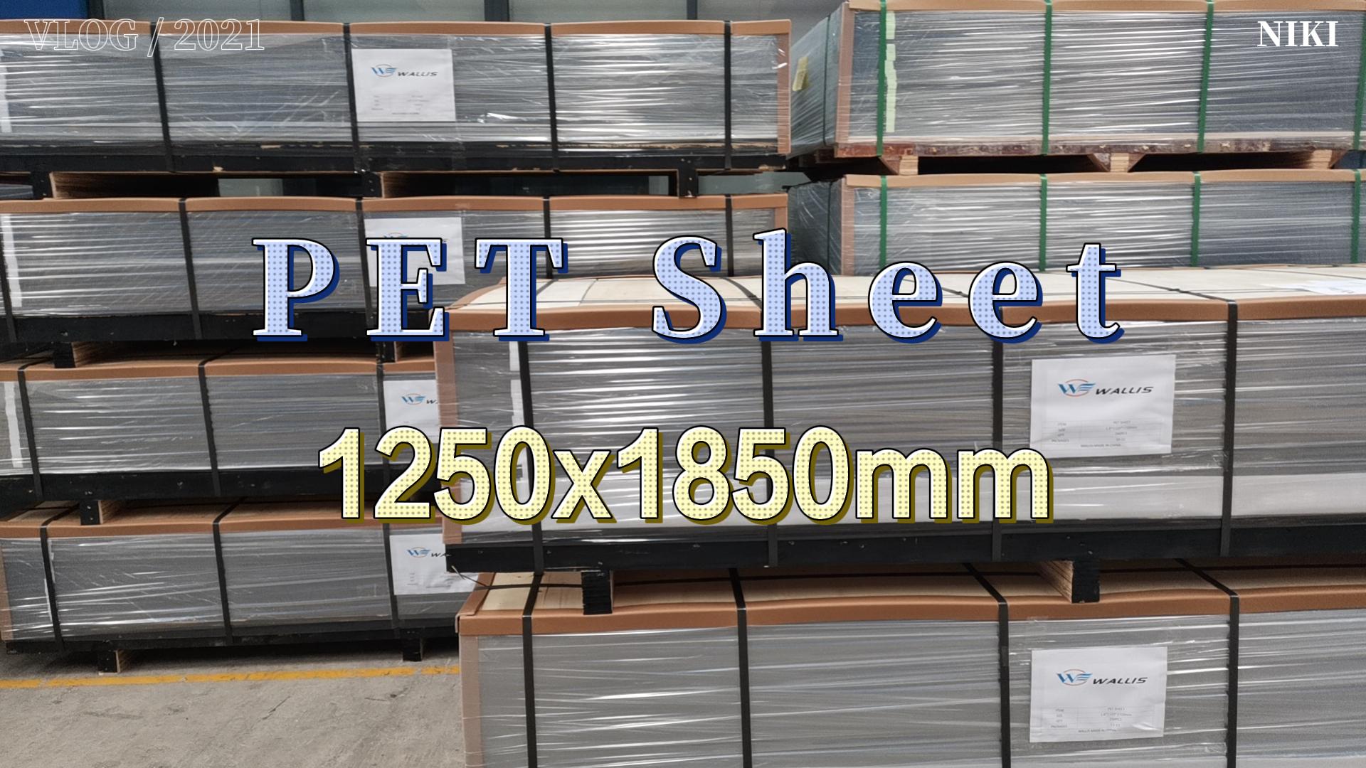 Panagaramid kadagiti 1.5x1250x1850mm a PET Sheets para kadagiti Internasional a Kliyente