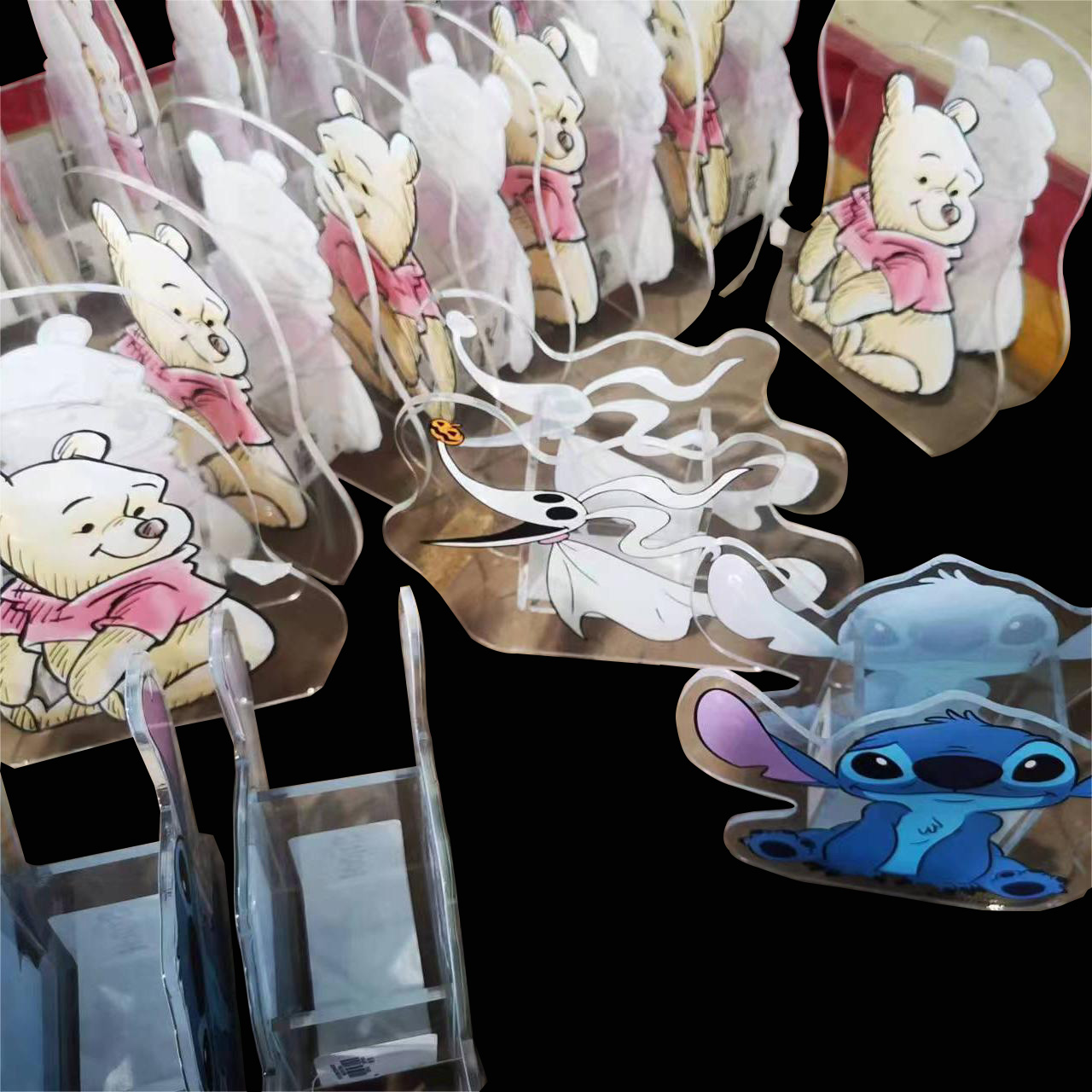 Ακρυλική θήκη για στυλό κινουμένων σχεδίων Διαφορετικό μοτίβο εκτύπωσης-WallisPlastic