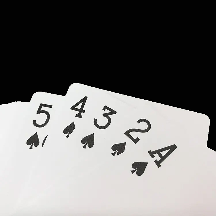 Custom Logo Printing Picture Game Pvc Playing Card Material-WallisPlastic