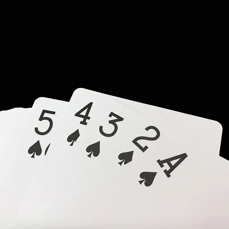 High Hardness PVC Poker Waterproof Playing Cards-WallisPlastic