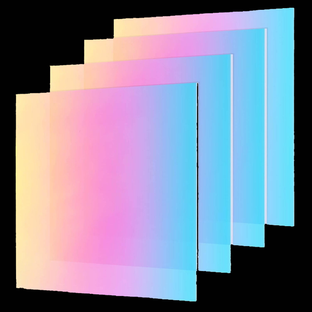 Falleg Dazzle Acryl bl&ouml;&eth; &iacute; mismunandi litum