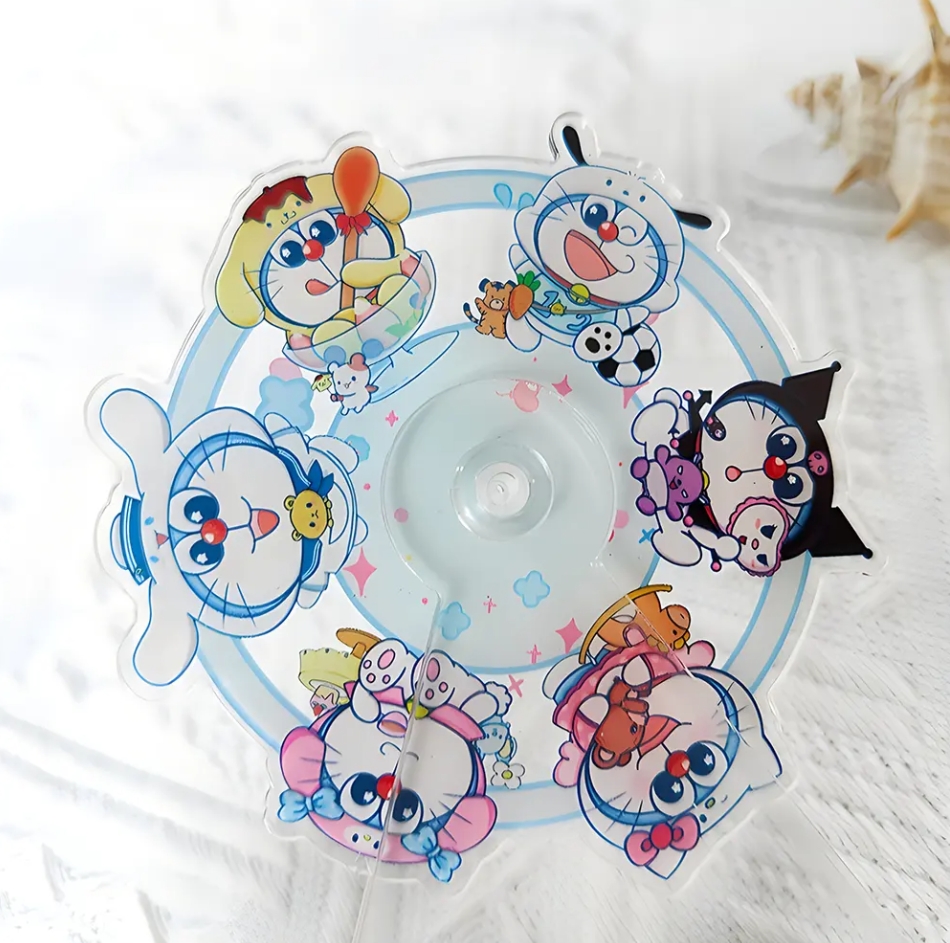 Log&oacute; Egyedi akril &aacute;tl&aacute;tsz&oacute; nagykereskedelmi rajzfilm Anime műanyag ker&eacute;k &aacute;tl&aacute;tsz&oacute; akril műanyag &aacute;llv&aacute;ny