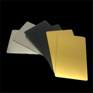 Pielāgotas metāla karšu nerūsējošā tērauda VIP dalībnieku metāla vizītkartes