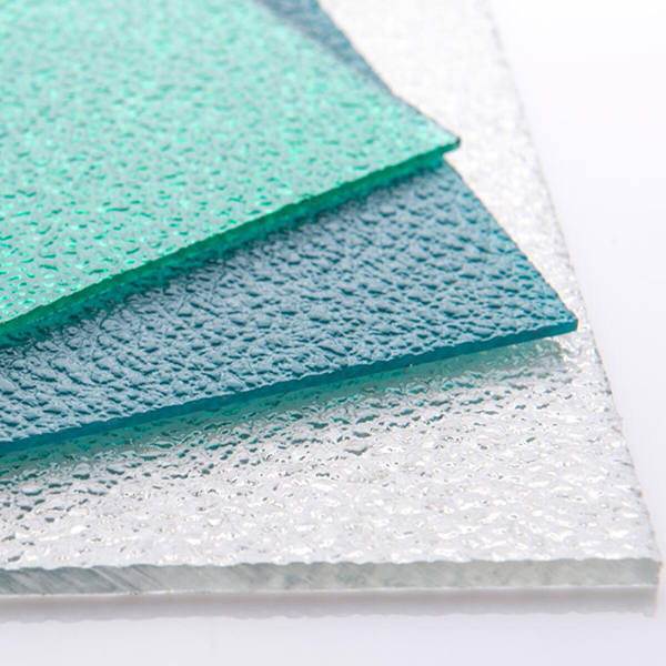 Solid Embossed Diamond Textured Polycarbonate Sheet