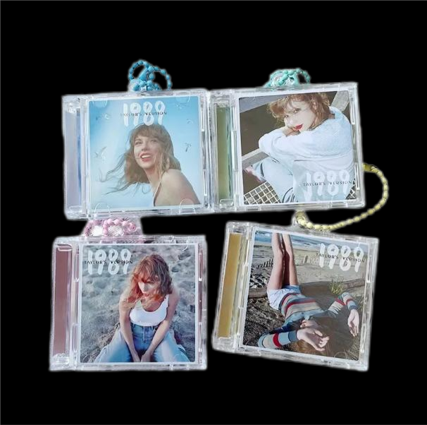 Preu a l'engr&ograve;s Clauer d'&agrave;lbum NFC Penjoll de clauer de CD de m&uacute;sica Penjoll personalitzat Mini CD Vinil &agrave;lbum fet a m&agrave; Clauer de caixa de CD