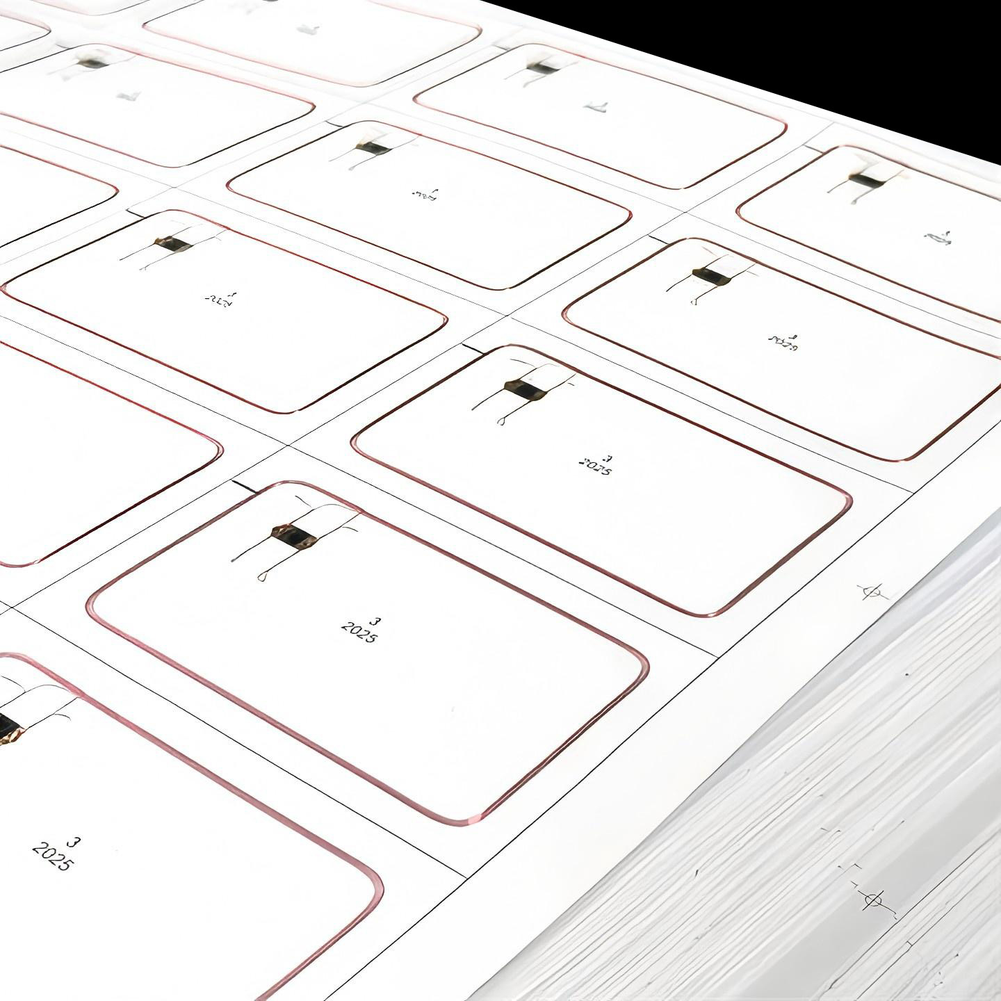 카드용 125KHz 13.56MHz RFID 인레이 PVC Prelam 인레이 시트