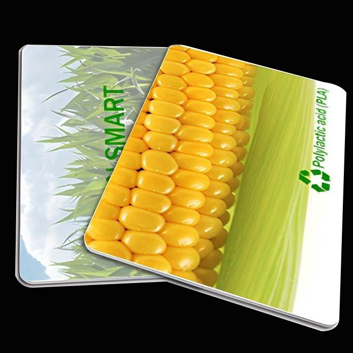 100% bioafbreekbare RFID PLA-kaart ECO-vriendelike PLA-vel om kaart te maak