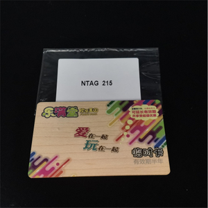 NTAG 215 Bamboo NFC Wood Card-WallisPlastic