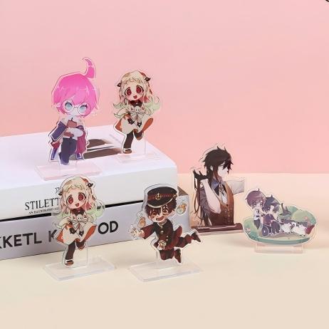 Warm fabriek direkte deursigtige akriel staande kaartspel anime lessenaar ornamente ster humano&iuml;de staande kaart