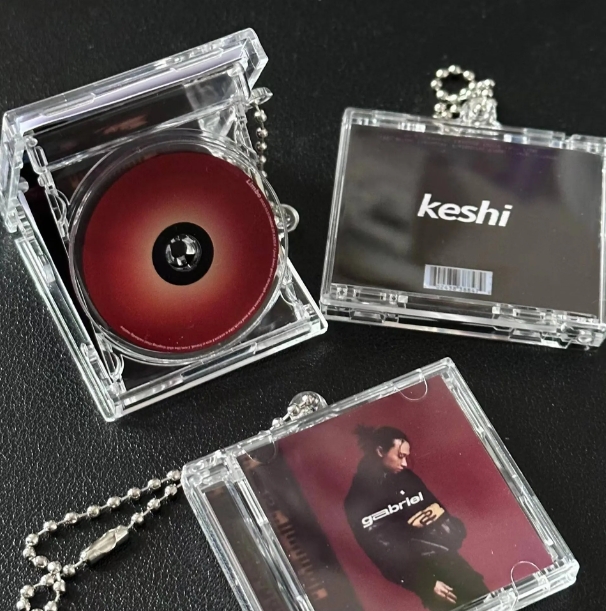 Preu a l'engr&ograve;s Clauer d'&agrave;lbum NFC Penjoll de clauer de CD de m&uacute;sica Penjoll personalitzat Mini CD Vinil &agrave;lbum fet a m&agrave; Clauer de caixa de CD