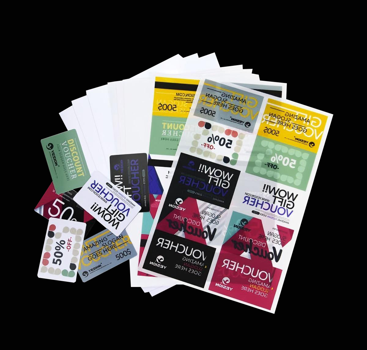 Висококвалитетен бел мат ПВЦ лист за правење различни картички