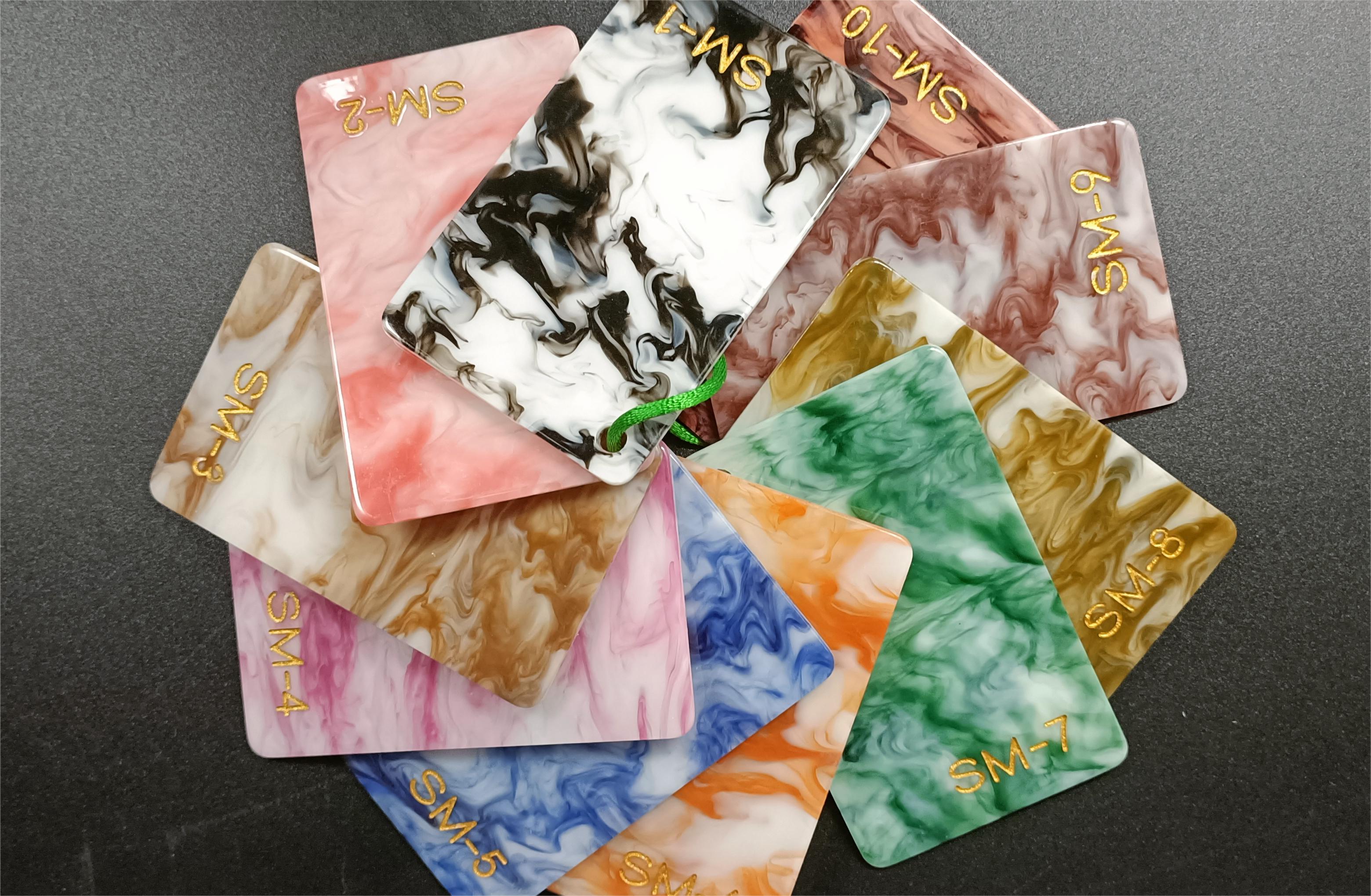 Premium Marble-Style Acrylic Sheets in Variis Designs for Decorative Use