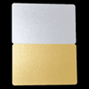 Altkvalita Silkscreen Glodern Silver PVC Plasta Bankkarto