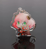Dazzle Color Laser Acryl Keychain Custom Cartoon Anime Secondary Yuan Comic Con Souvenirs Book Bag Pendant Custom-made