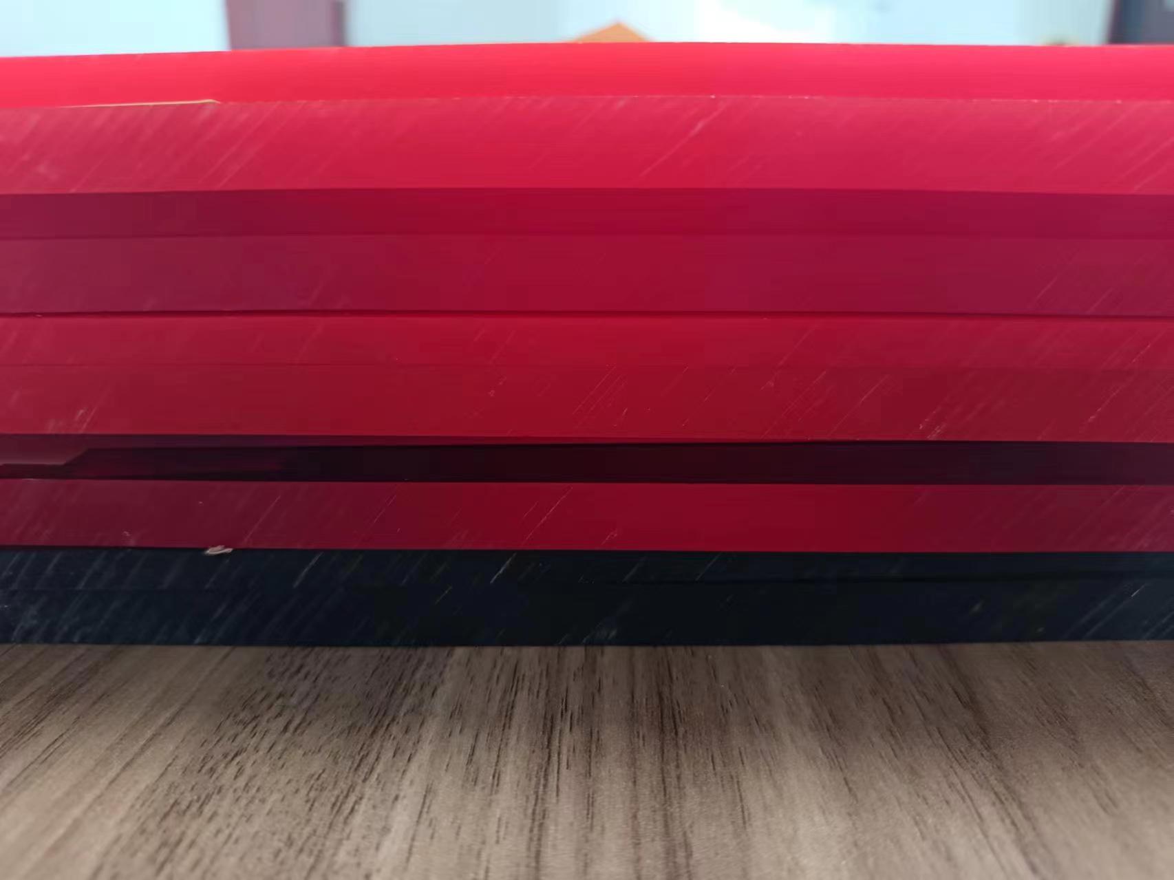 Customized Crassitudo Options pro variis Rubrum Acrylic rudentis Made from 100% Pure Raw Acrylic