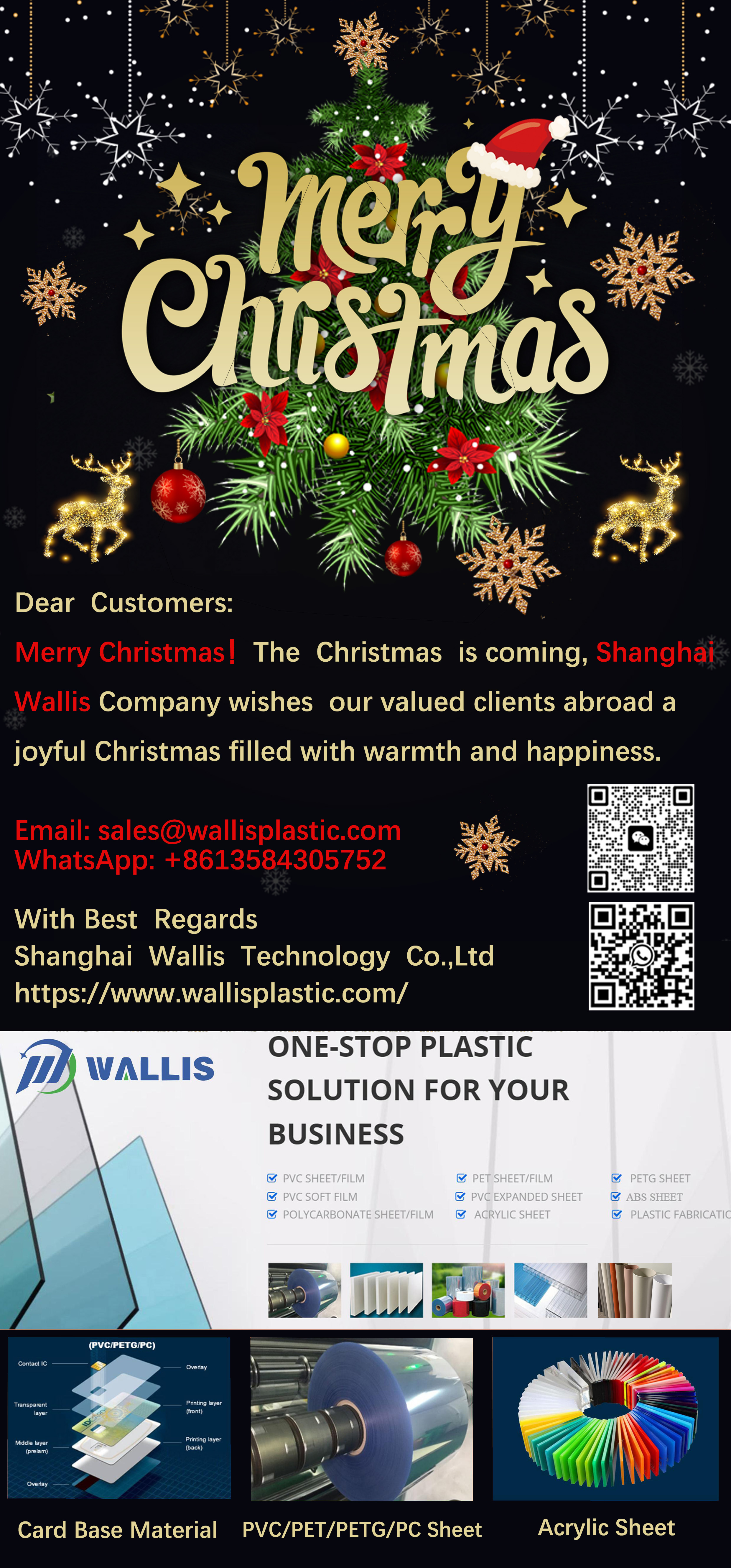 Zoo siab heev Christmas Los ntawm Wallis — ua kev zoo siab rau lub caij nrog kev ris txiaj