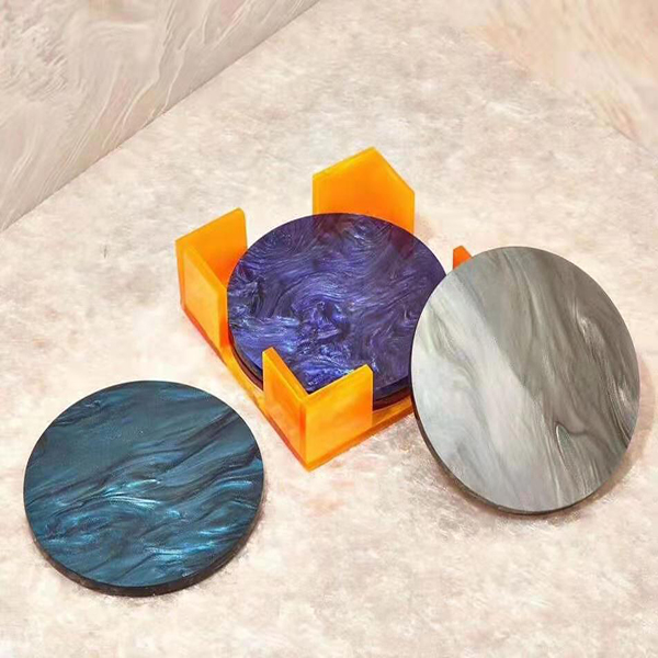 Tessuto con texture 3D Foglio acrilico decorativo in marmo massiccio - WallisPlastica