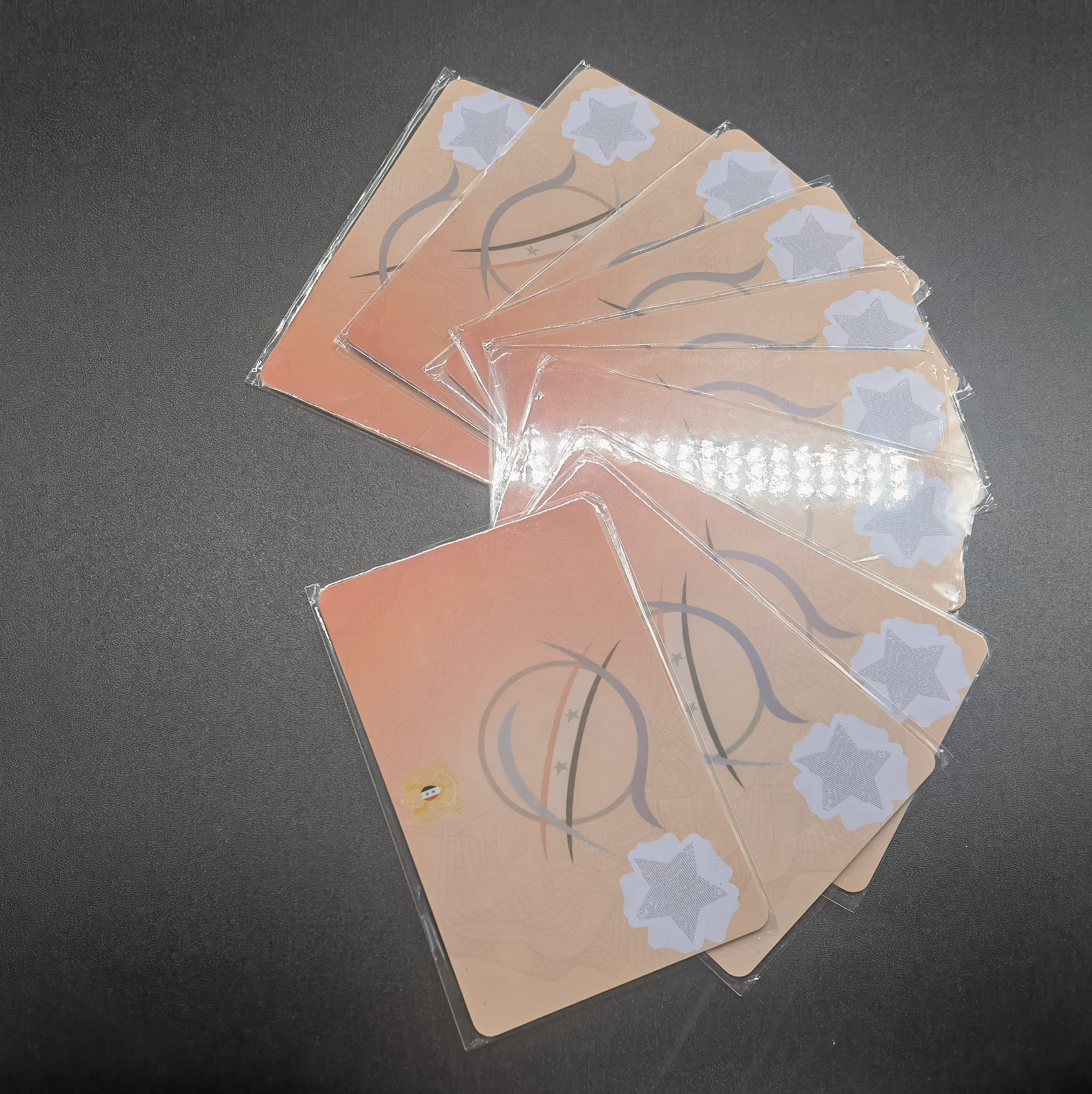Ngaropea Logo UV Lampu Microprinting Printing Kartu Kaamanan Plastik