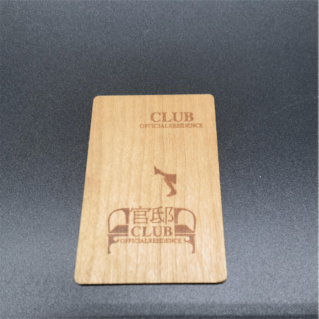 Горячая продажа NFC бамбуковая карта NTAG 216 Smart RFID Wood Card-WallisPlastic