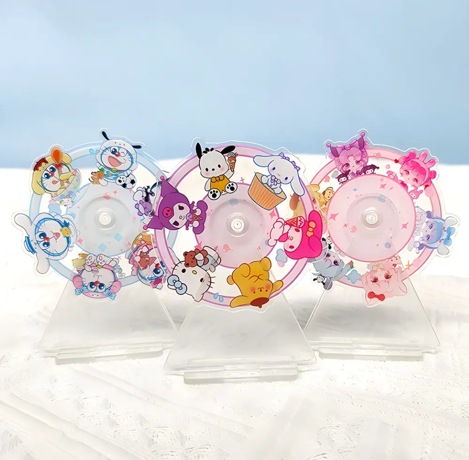 Log&oacute; Egyedi akril &aacute;tl&aacute;tsz&oacute; nagykereskedelmi rajzfilm Anime műanyag ker&eacute;k &aacute;tl&aacute;tsz&oacute; akril műanyag &aacute;llv&aacute;ny