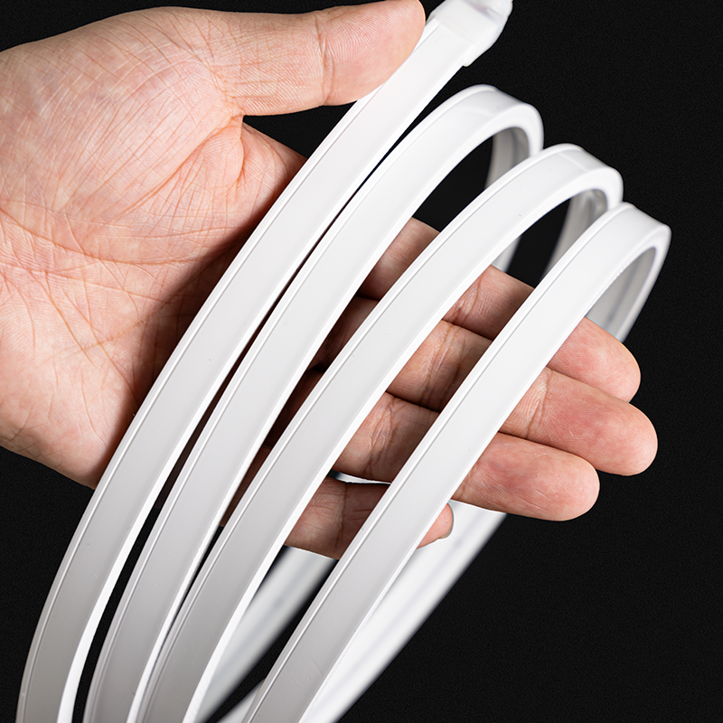 Ki enp&egrave;meyab fleksib silicone dirije limy&egrave; RGBW koul&egrave; Wallis koutim 