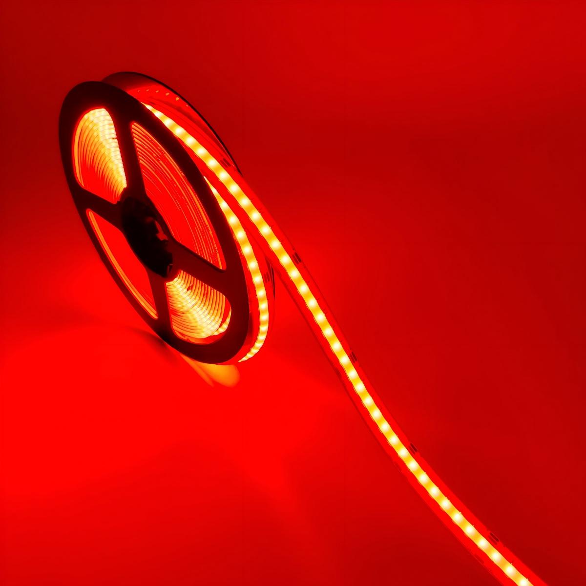 Lumen tinggi COB dipimpin lampu strip RGBWW warna pinuh 