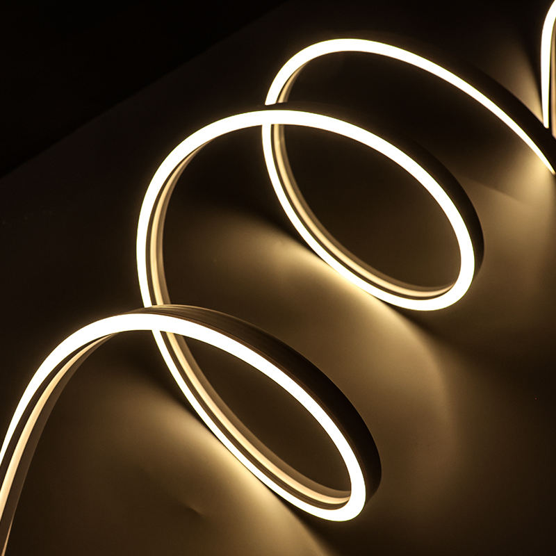 Ki enp&egrave;meyab fleksib silicone dirije limy&egrave; RGBW koul&egrave; Wallis koutim 